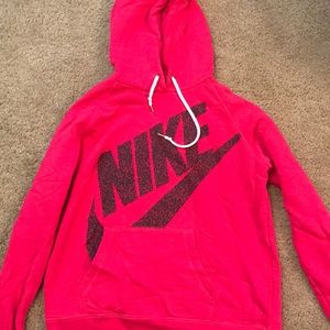Pink nike hoodie